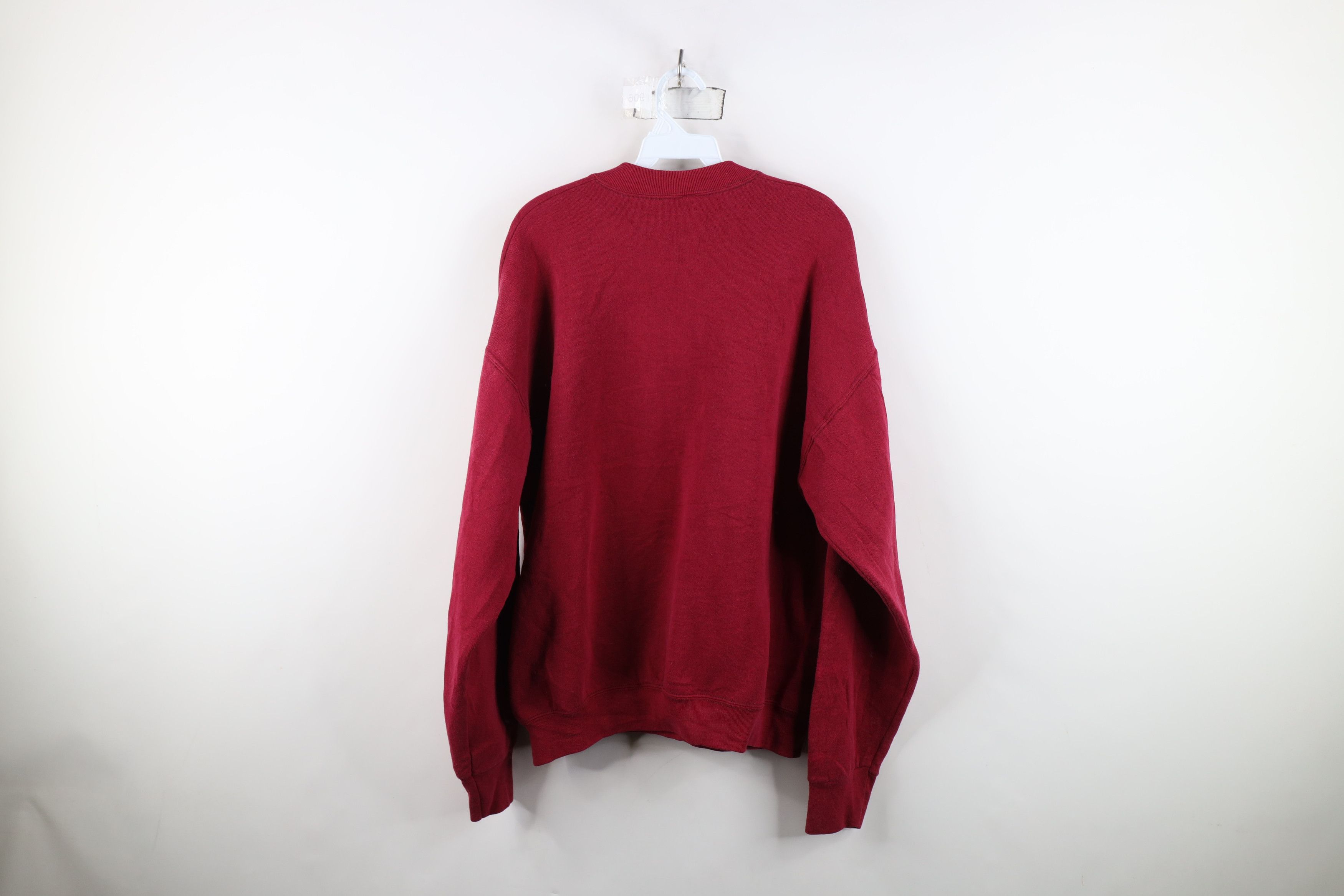 Vintage Vintage 90s Concordia Lutheran Crewneck Sweatshirt Red USA Size US XL / EU 56 / 4 - 10 Thumbnail