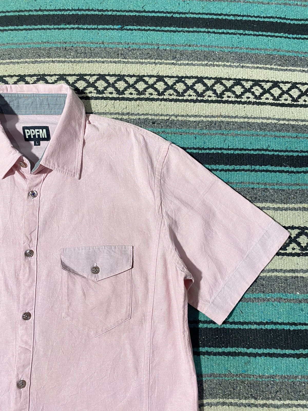 PPFM PPFM Button Up Side Zipper Shirt Size US L / EU 52-54 / 3 - 4 Thumbnail