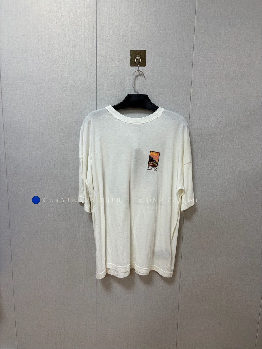 Dior White Landscape Print Short Sleeve Tee Size US M / EU 48-50 / 2 - 1 Thumbnail