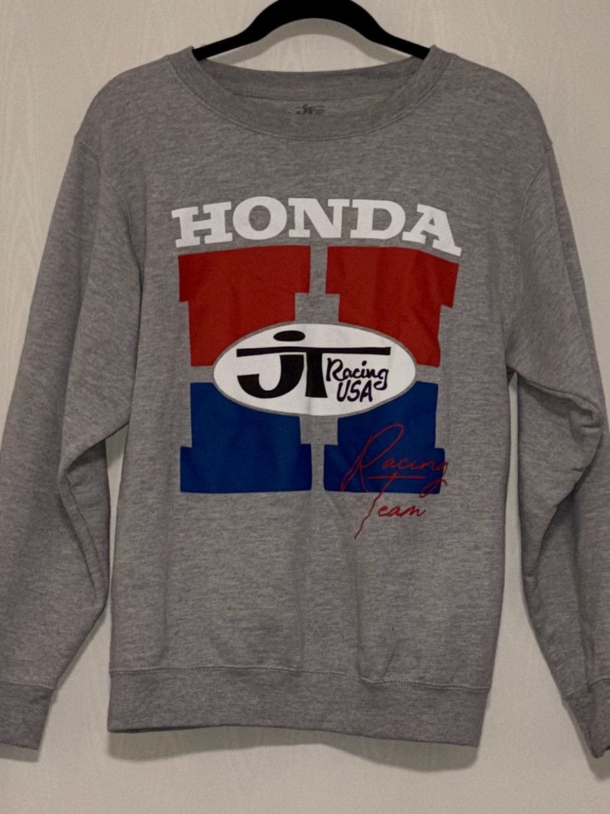 Honda Honda JT Racing Sweater Vintage Size US S / EU 44-46 / 1 - 1 Thumbnail