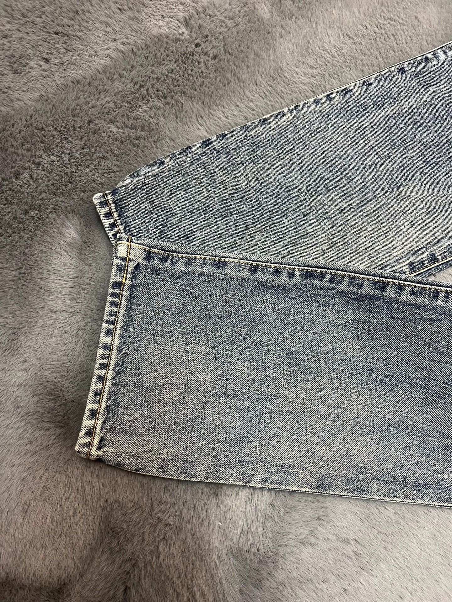 Saint Laurent Paris Saint Laurent SLP light blue washed slim straight jeans Size US 32 / EU 48 - 6 Thumbnail