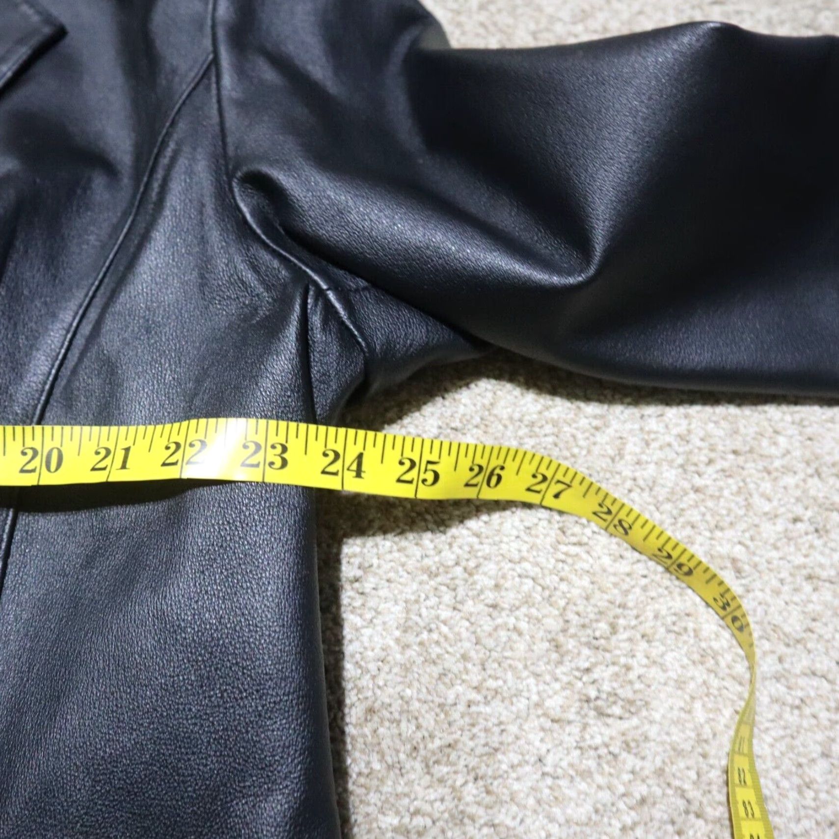 Vintage VINTAGE OutBrook Leather Jacket Hooded Womens 2X Black 80s 90s Cowboy Softshell Fall 4 Seasons Size XXL / US 16-18 / IT 52-54 - 7 Thumbnail