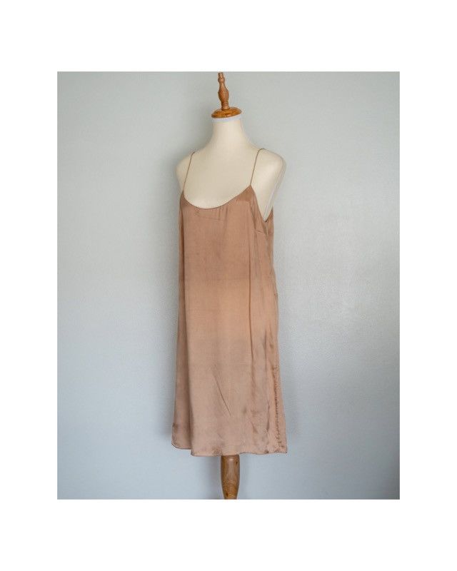 Maison Margiela Maison Margiela Nude Satin Slip Dress Size M / US 6-8 / IT 42-44 - 1 Thumbnail