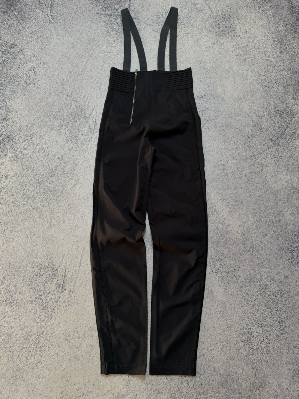 Marithe + Francois Girbaud Style Rick Owens Overalls High Waist Suspender Pants Size 28" / US 6 / IT 42 - 2 Thumbnail
