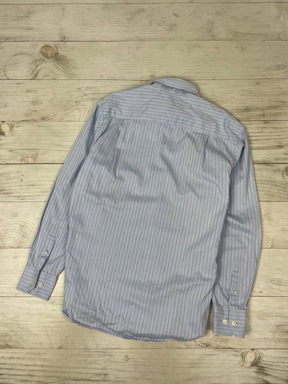 Balenciaga Vintage Balenciaga BB Striped Shirt Buttons Up Long Sleeve Size US M / EU 48-50 / 2 - 13 Thumbnail