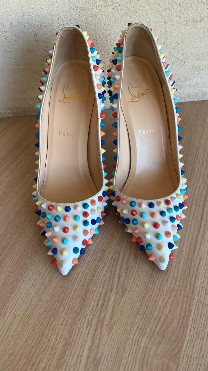 Christian Louboutin Christian louboutin Pigalle spikes Size US 8.5 / IT 38.5 - 3 Thumbnail