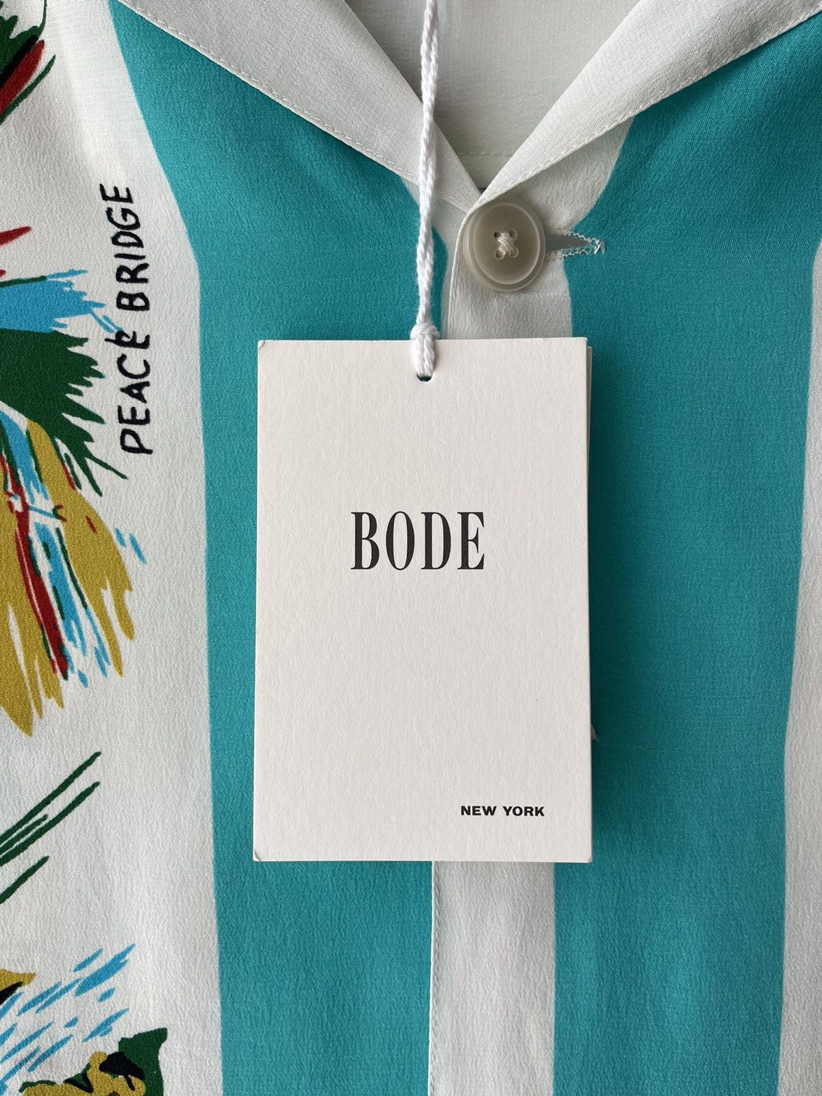 Bode BODE SS23 Niagara Souvenir SS Silk Shirt S/M - NWT Ltd Ed Size US M / EU 48-50 / 2 - 8 Thumbnail