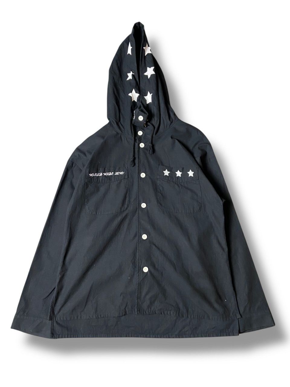 Japanese Brand World Wide Love Full Zip Hoodie Jacket (161) Size US XXS / EU 40 - 1 Thumbnail
