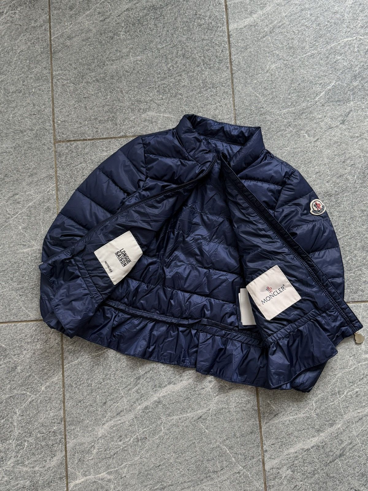 Moncler Vintage moncler jacket puffer small logo kids longue saison Size XXS / US 00 / IT 34 - 2 Thumbnail