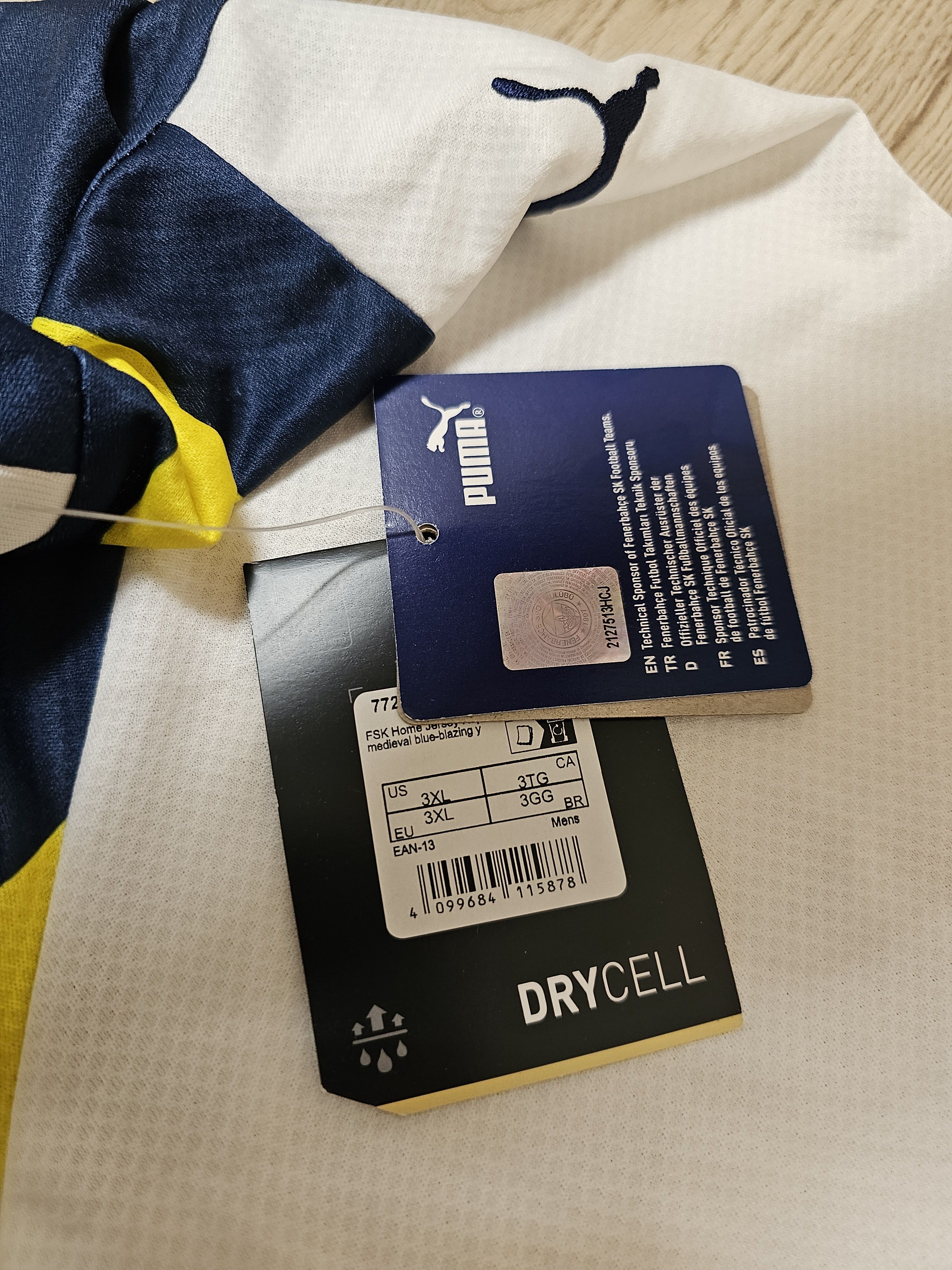Puma FENERBAHCE 2023 2024 HOME FOOTBALL SHIRT SOCCER JERSEY 3XL Size US XXL / EU 58 / 5 - 7 Thumbnail