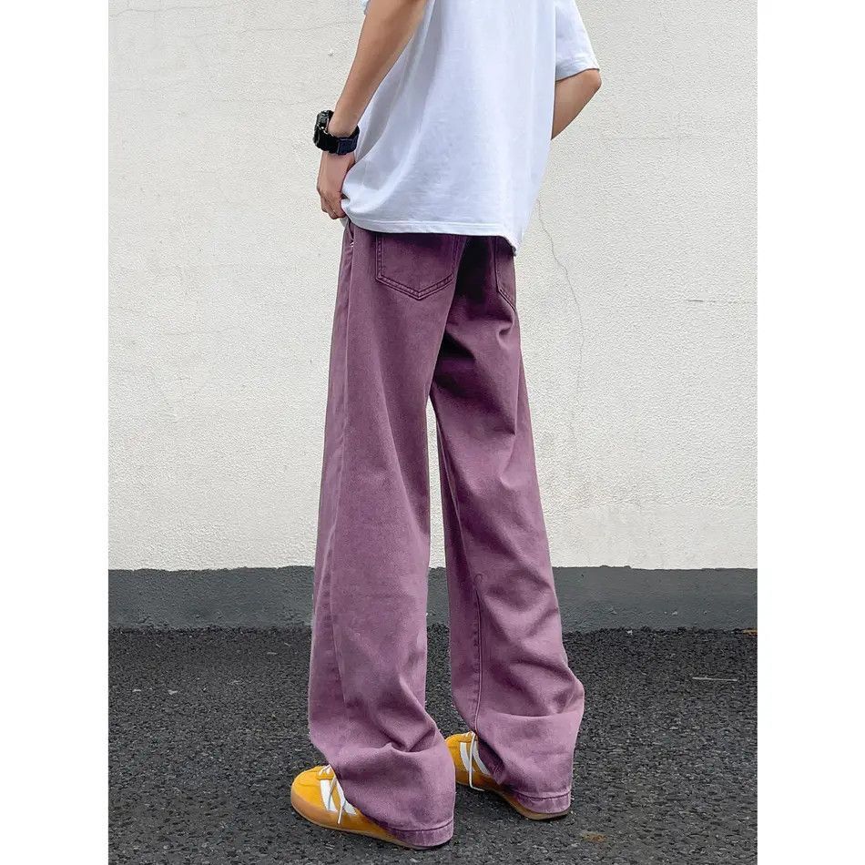Japanese Brand Retro loose wide leg slightly flared jeans Size US 30 / EU 46 - 3 Thumbnail