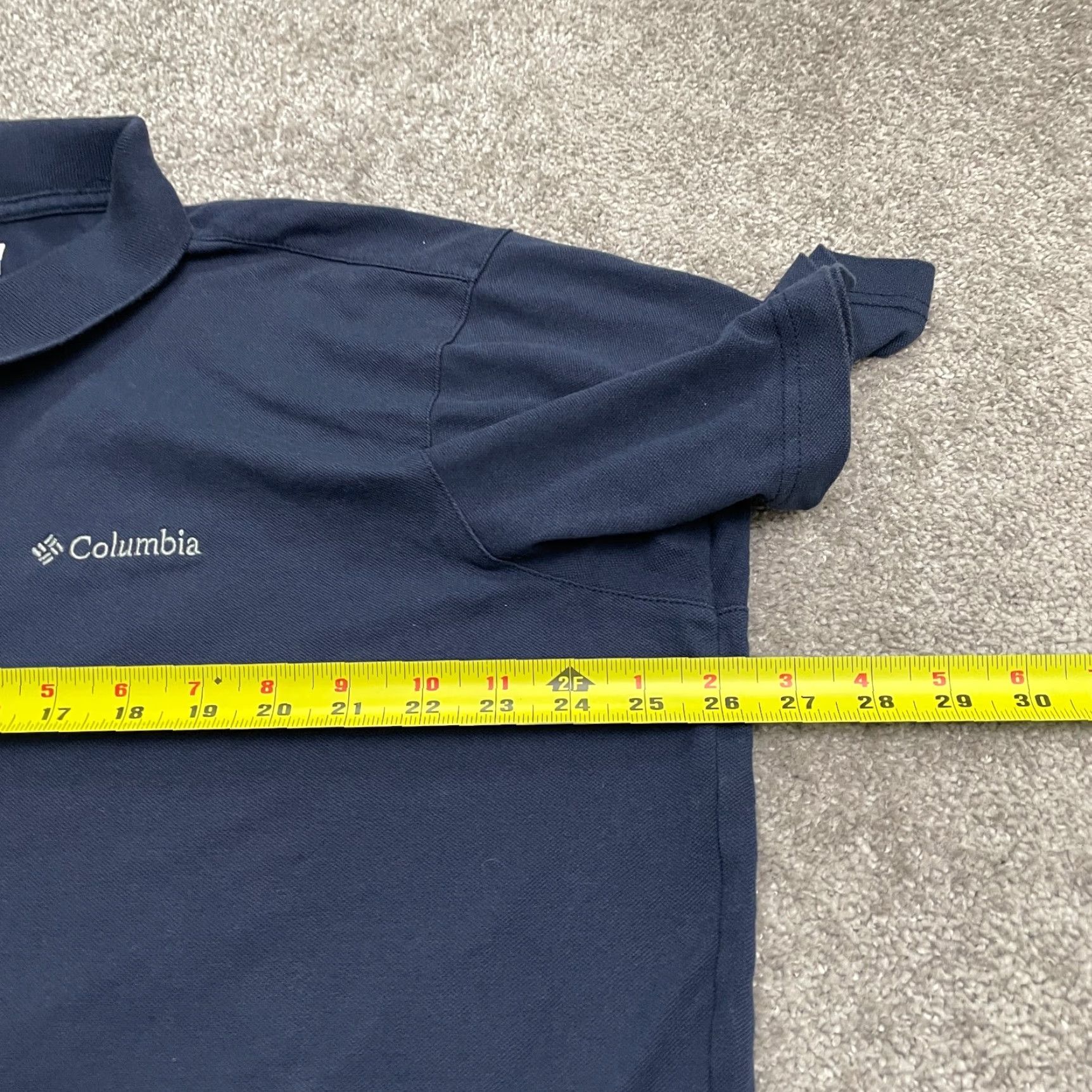 Vintage Columbia Polo Shirt Mens XL Regular Fit Short Sleeve Navy Blue Classic Sports Fishing Golf Top Size US XL / EU 56 / 4 - 7 Thumbnail
