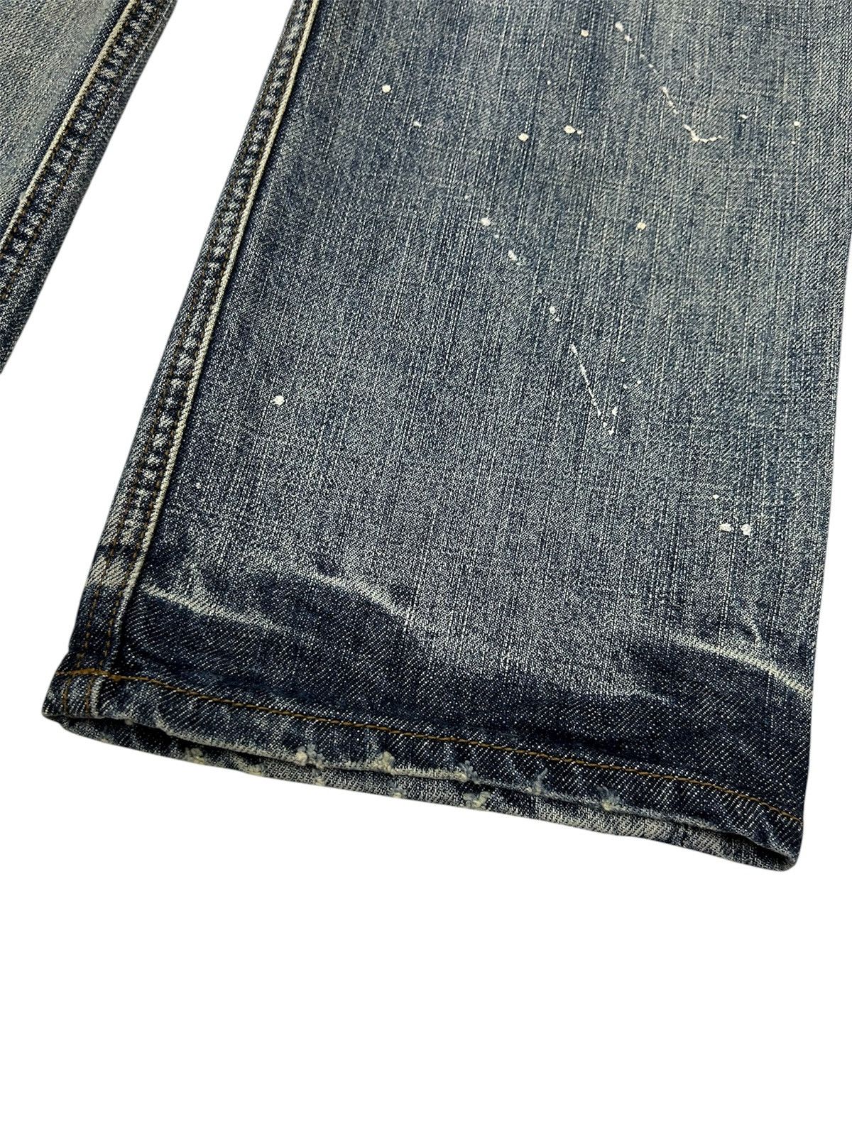 Japanese Brand Vintage Japanese Shuca Distressed Paint Splatter Jeans Size US 33 - 13 Thumbnail