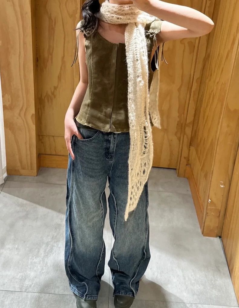 Our Legacy Our Legacy size34 Tie a ragged vest vest Size US XXS / EU 40 - 6 Thumbnail