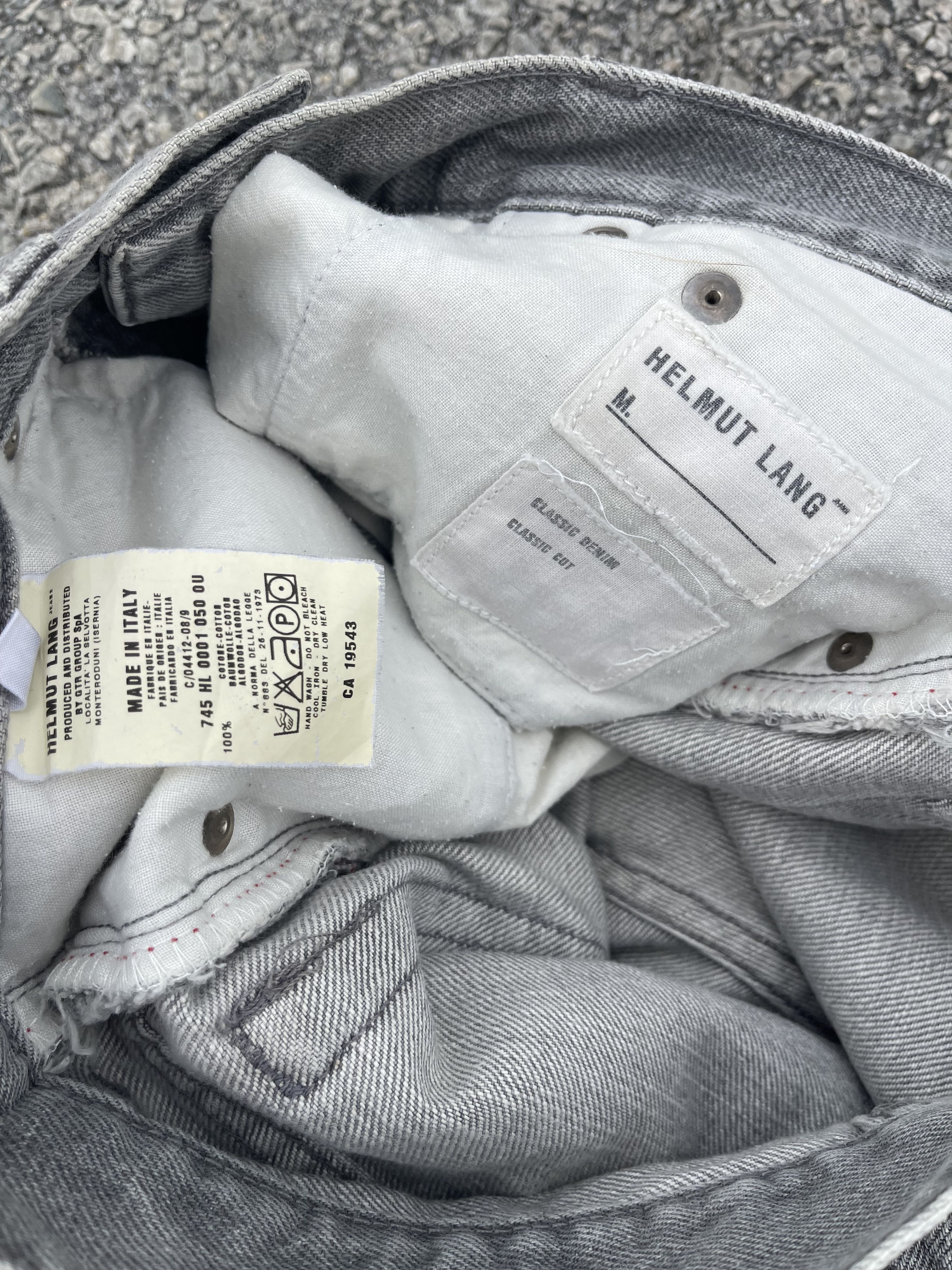 Helmut Lang Vintage 90s Classic Straight Cut Sz 28 modelling Size US 28 / EU 44 - 14 Thumbnail