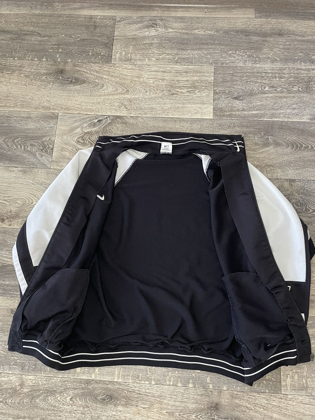Nike × Vintage Zip-hoodie Nike very rare vintage zip 1990 Size US L / EU 52-54 / 3 - 4 Thumbnail