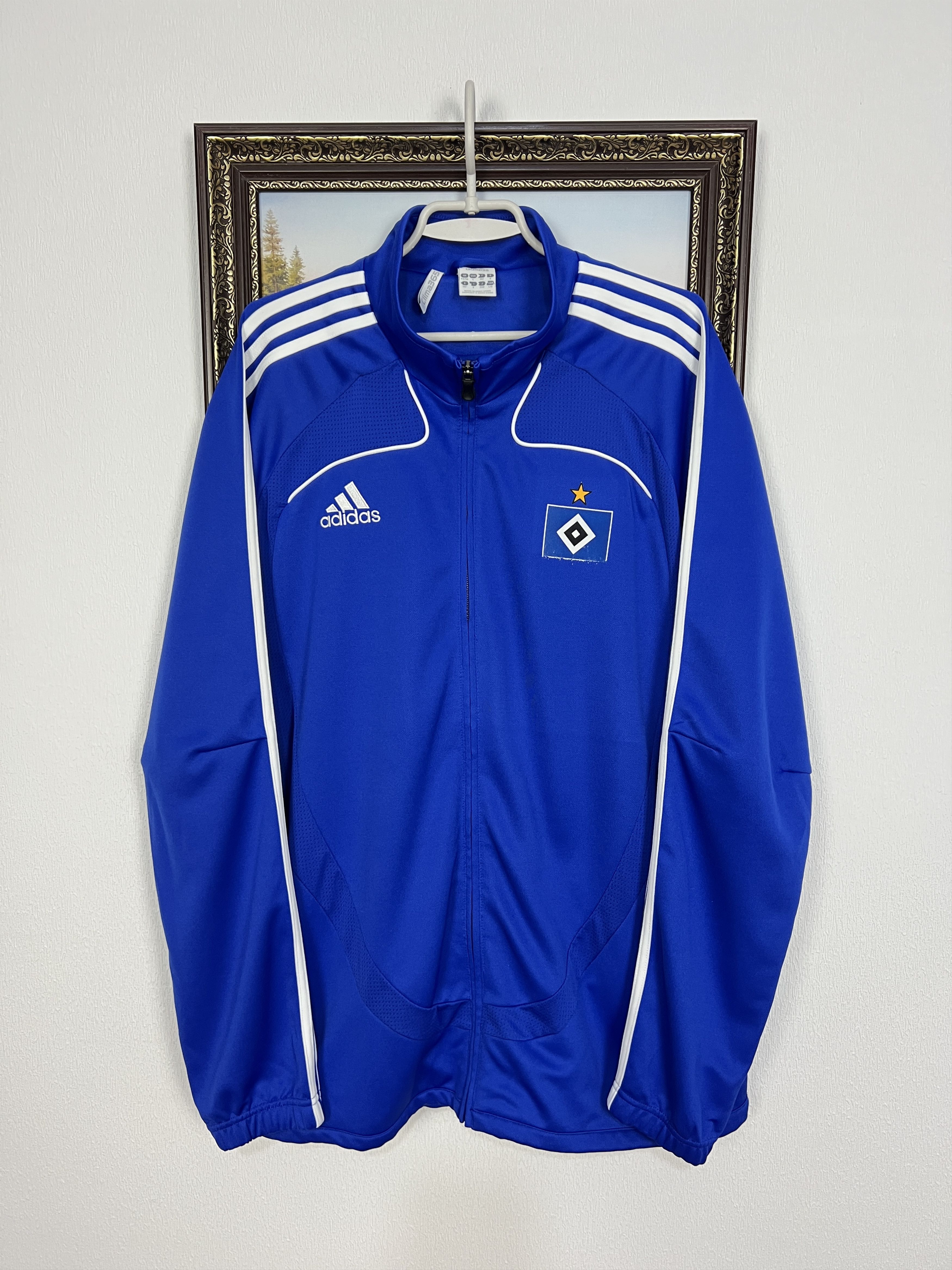 vintage Hamburger SV track jacket adidas Vintage Hamburger SV Adidas Track Jacket XLarge – dla dushy