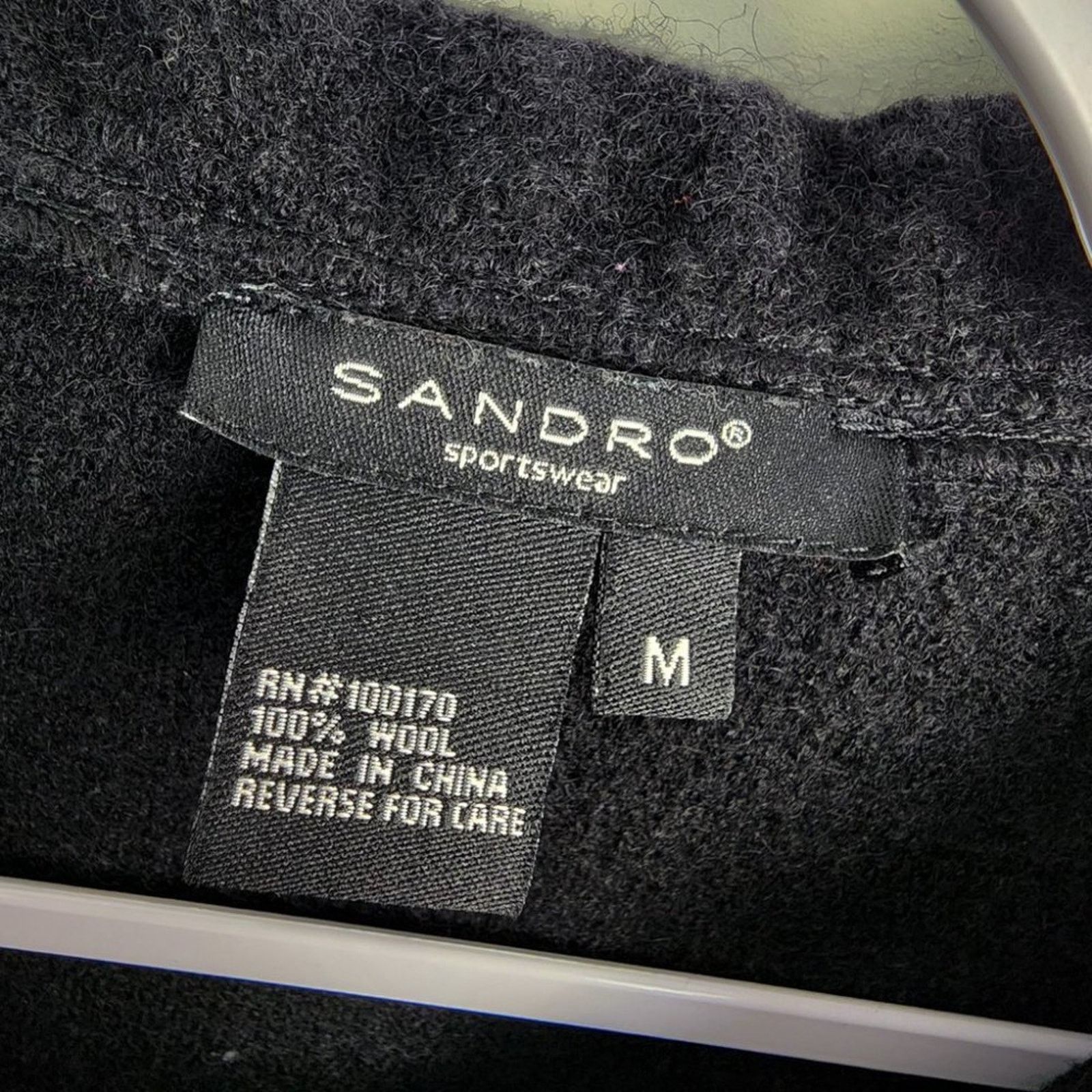 Sandro Sandro Wool Jacket Medium Quiet Luxury Classic Bridgerton Size M / US 6-8 / IT 42-44 - 3 Thumbnail