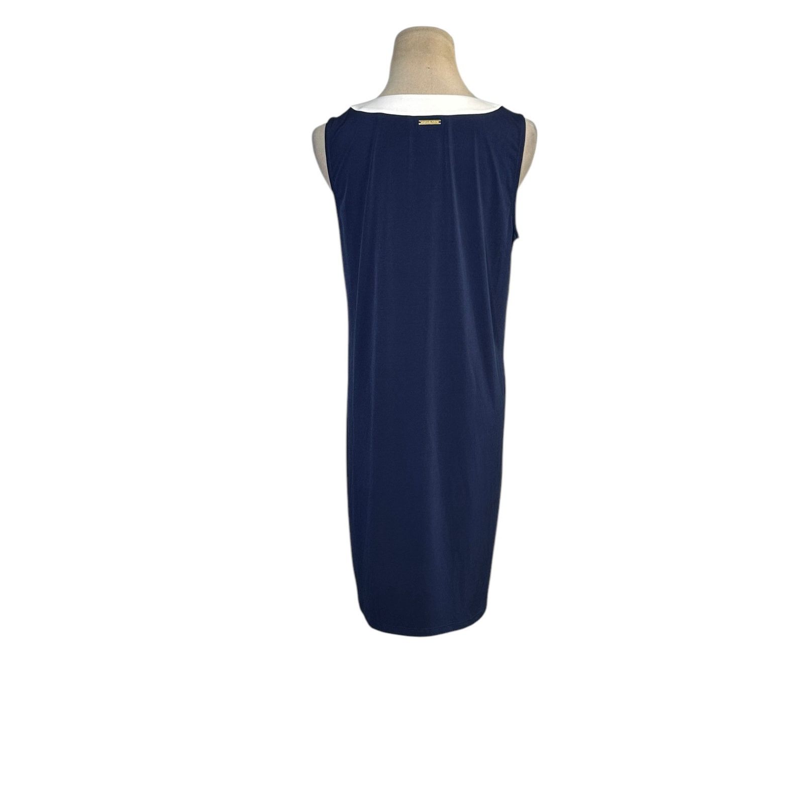 Michael Kors Michael Kors gold-tone chain collar accent dress size Medium Size M / US 6-8 / IT 42-44 - 13 Thumbnail