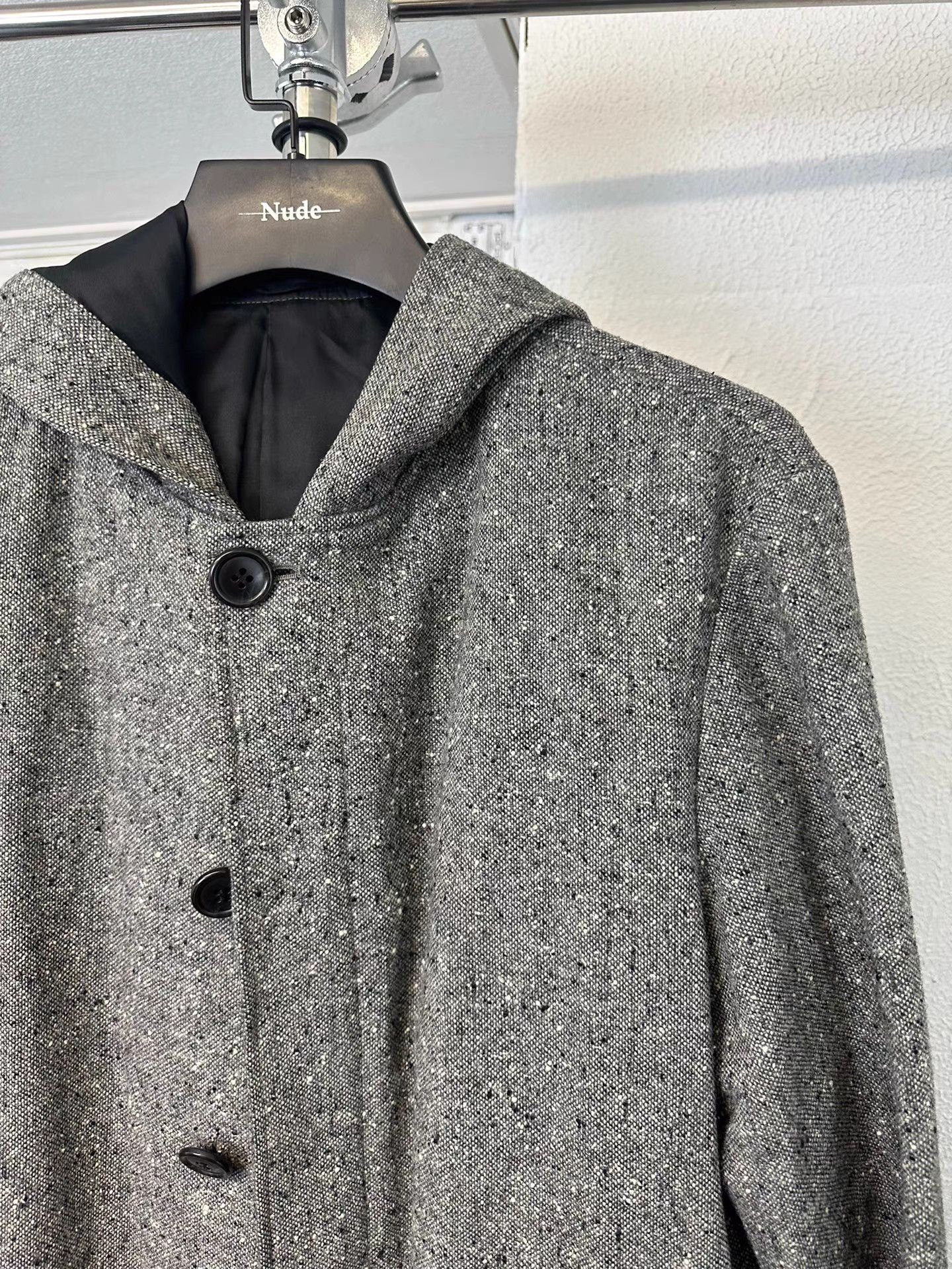 Yohji Yamamoto Yohji Yamamoto Snowflake Knit Trench Coat K20 Size US L / EU 52-54 / 3 - 5 Thumbnail