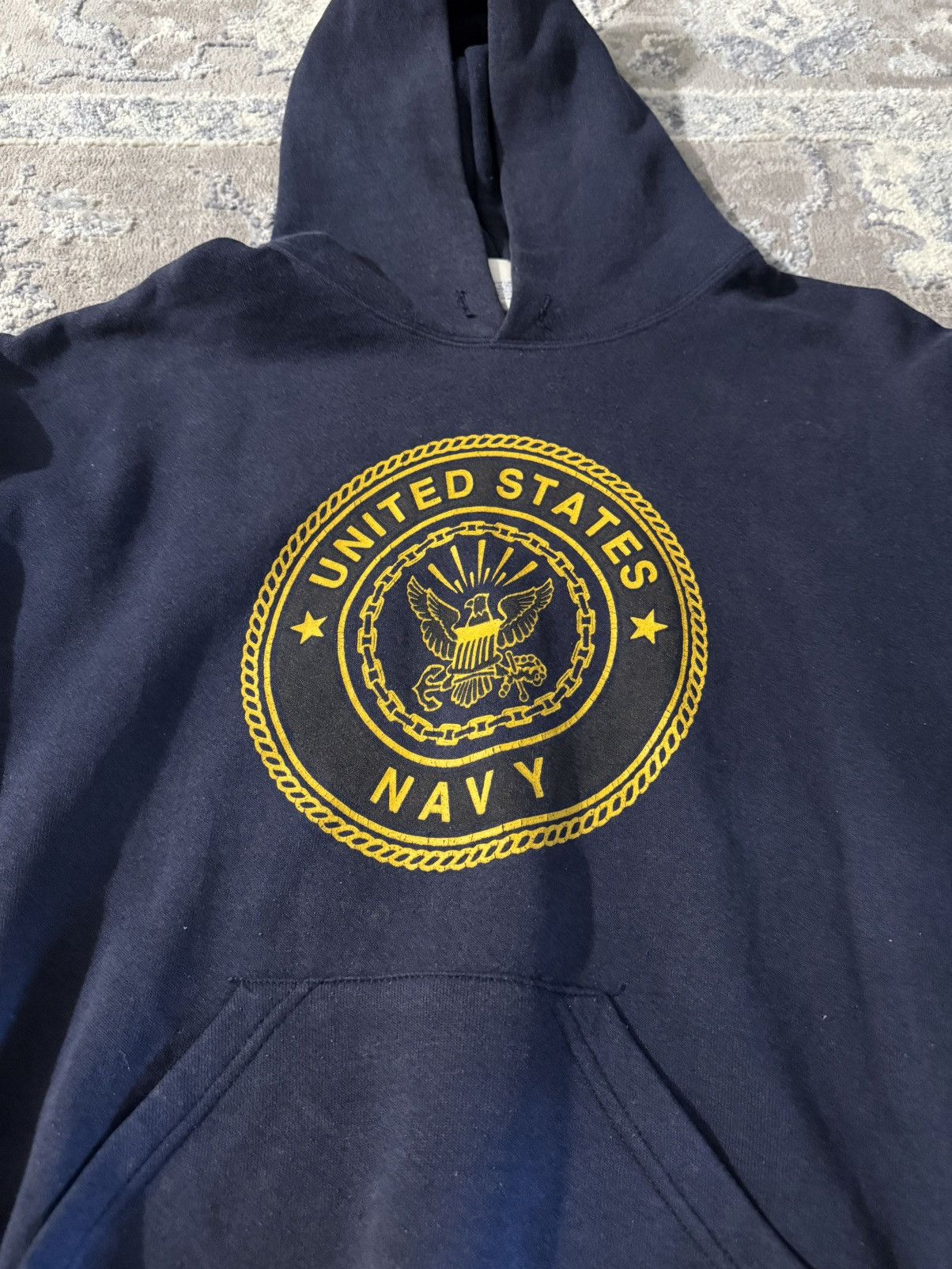 Vintage Vintage United States Navy hoodie Jerry Lorenzo Size US L / EU 52-54 / 3 - 2 Thumbnail