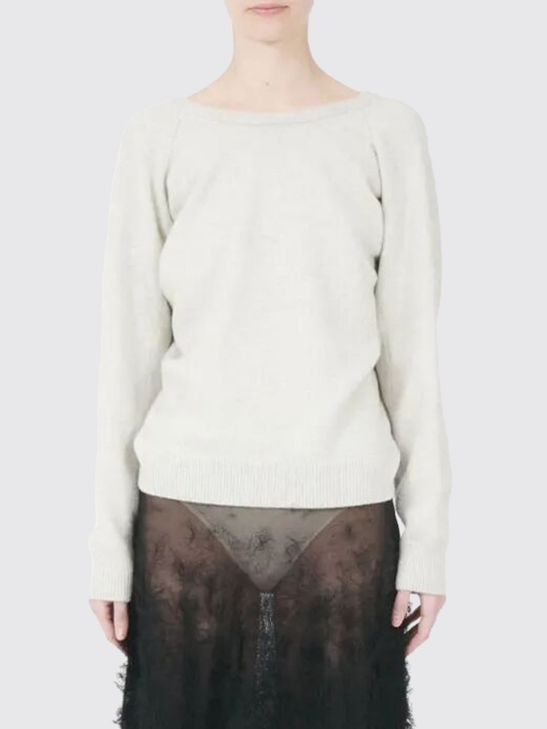 Maison Margiela Maison Margiela Sweater Woman Grey Size XS / US 0-2 / IT 36-38 - 1 Thumbnail