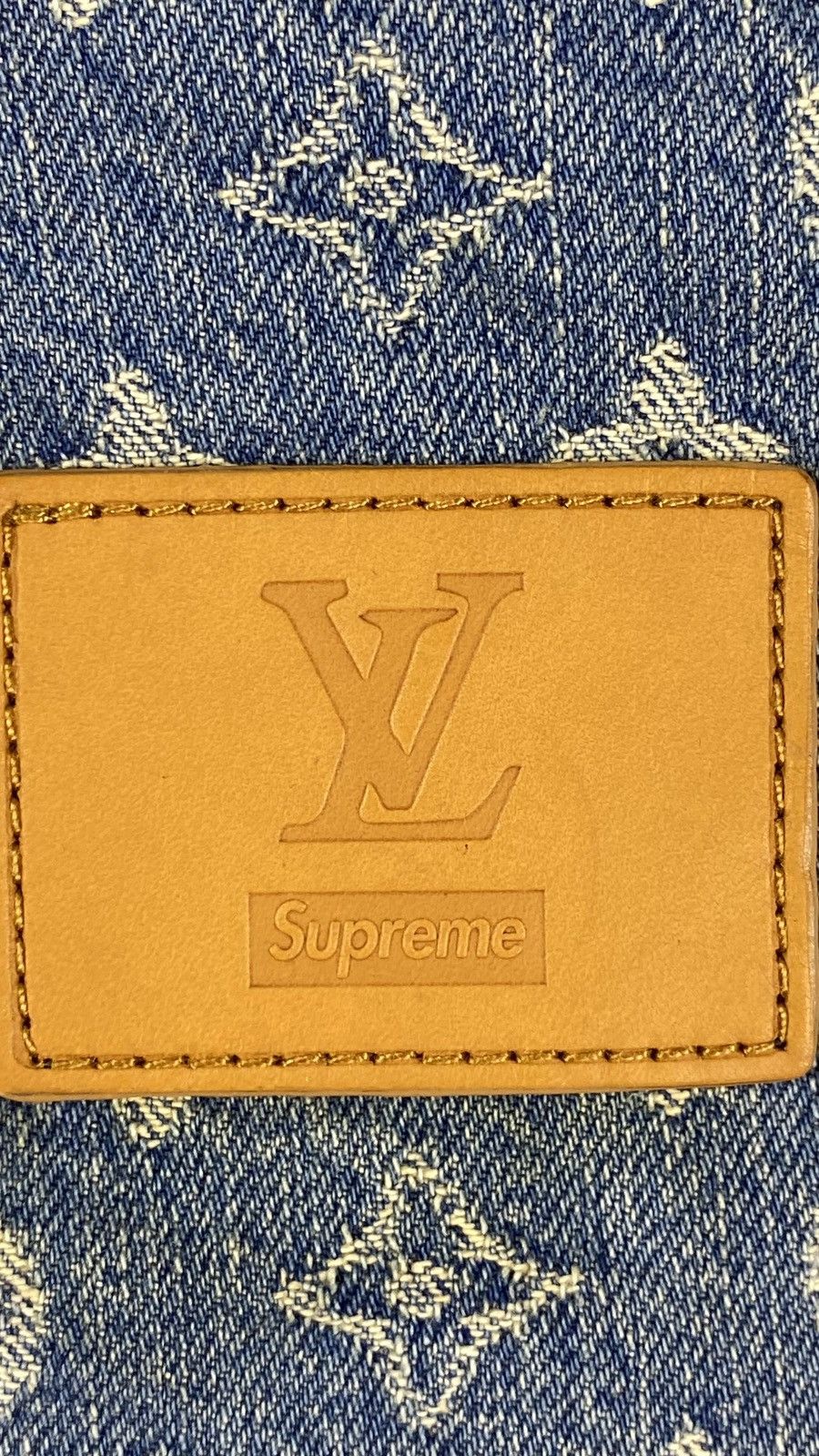 Louis Vuitton × Supreme Louis Vuitton X SUPREME 1 OF 1 Sample Carpenter Denim Jeans Size US 30 / EU 46 - 17 Thumbnail