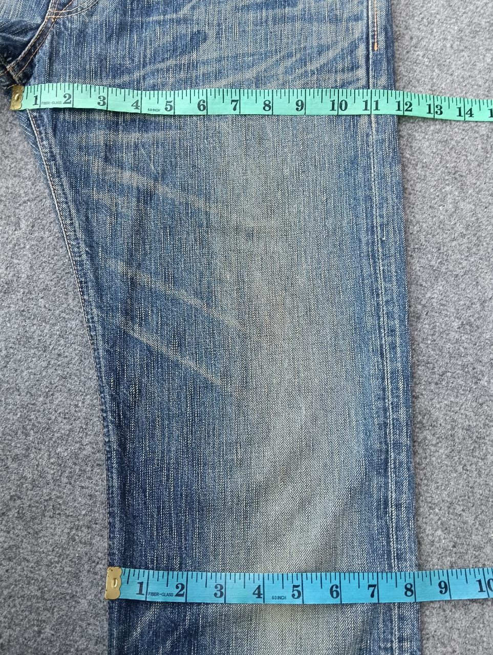 Edwin Edwin Blue Trip 503 Flare Denim Jeans Y2K Style Size US 33 - 6 Thumbnail