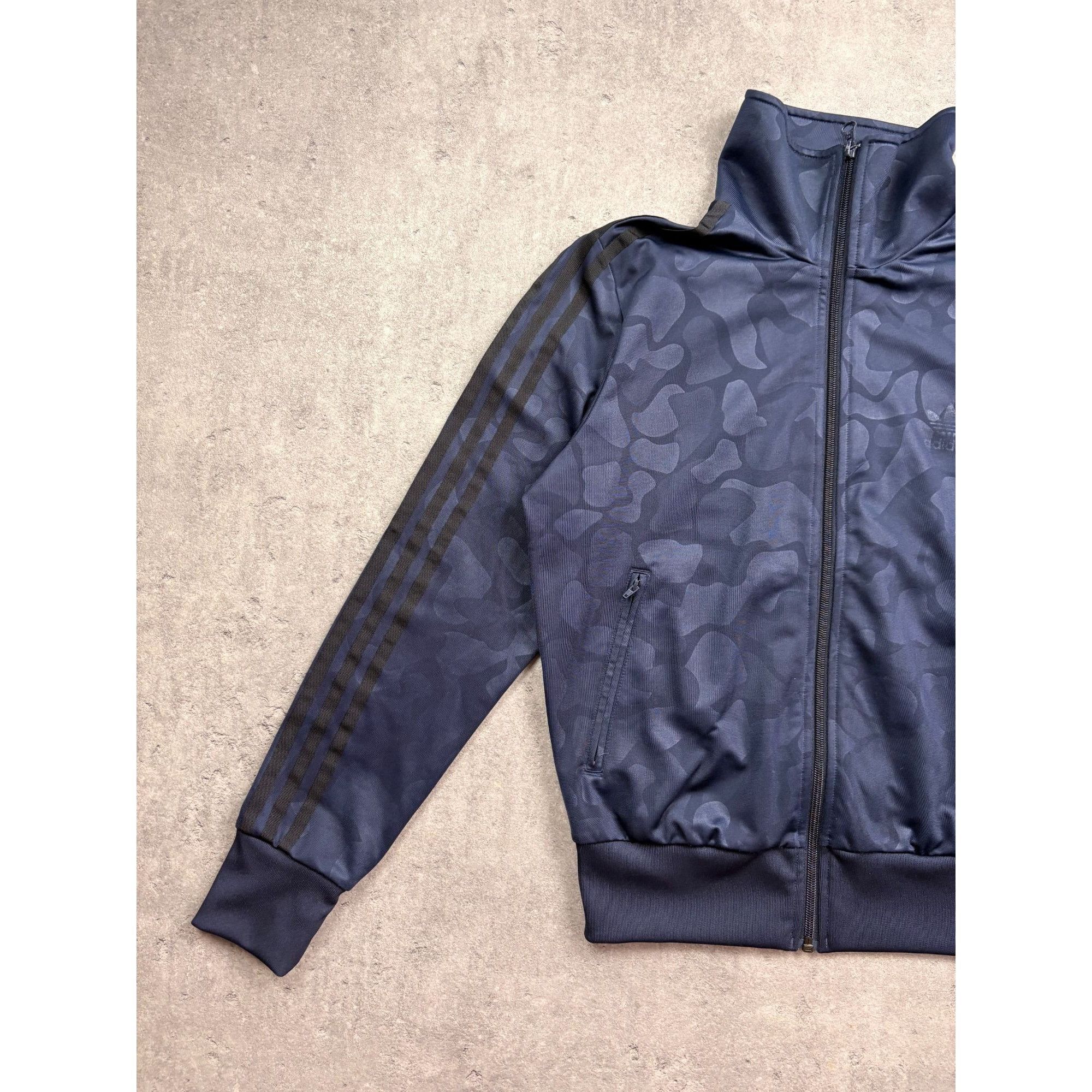 Adidas Adidas Originals Navy Camo Track Jacket With Trefoil Logo Fu Size US M / EU 48-50 / 2 - 9 Thumbnail