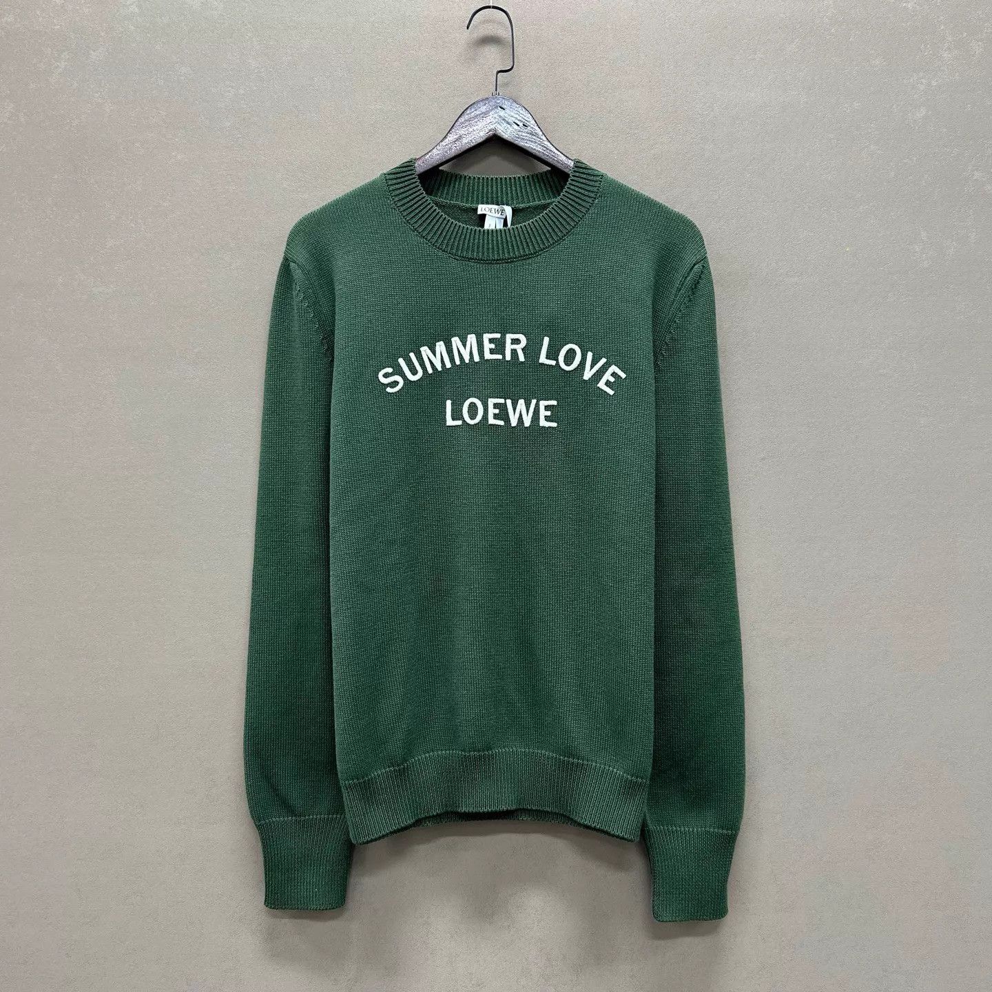 Loewe Loewe Embroidered Logo Wool Knit Sweater M NWT Size M / US 6-8 / IT 42-44 - 1 Thumbnail