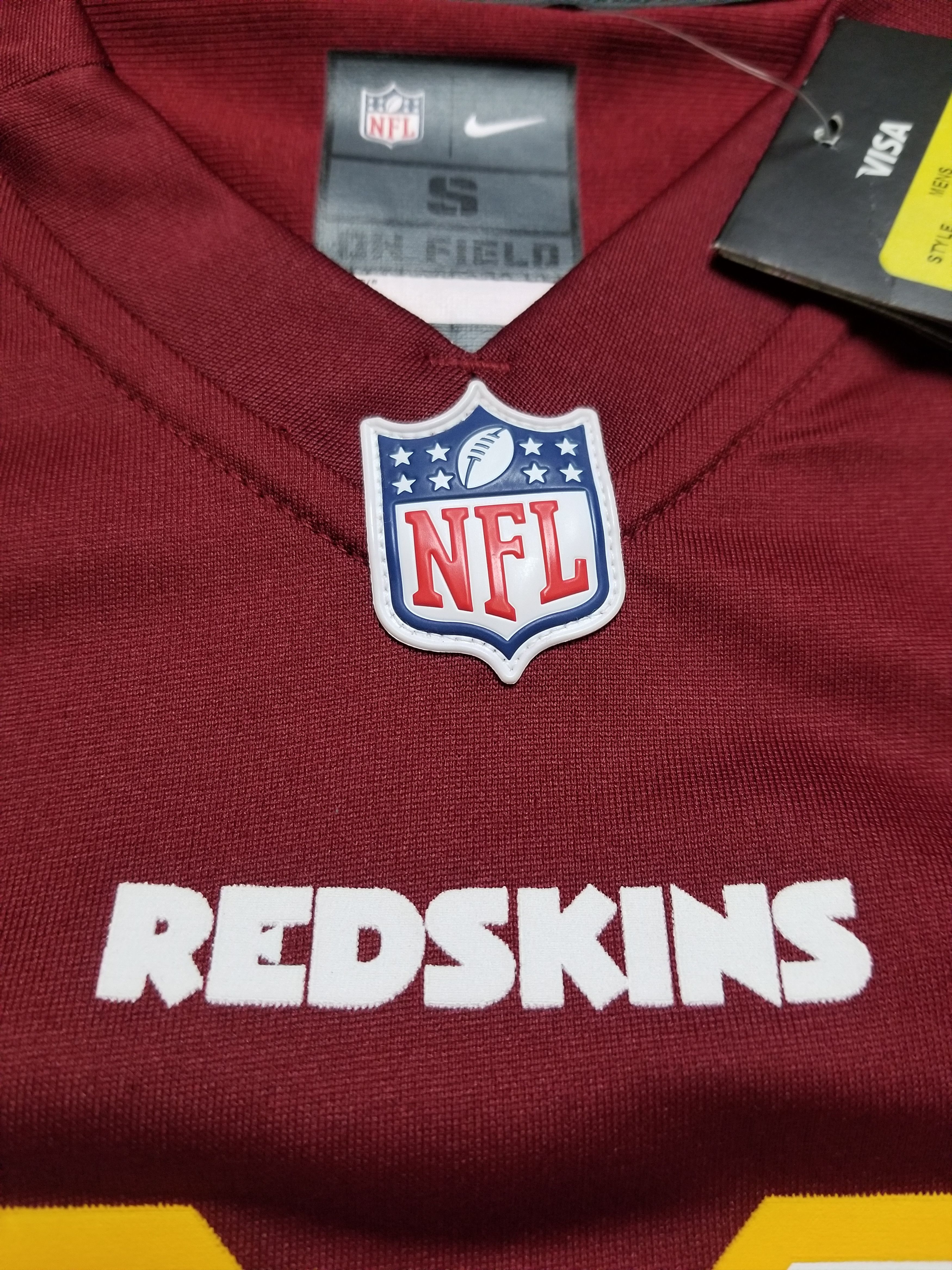 Nike Nike Washington Redskins Reed #86 Burgundy NFL Jersey Size US S / EU 44-46 / 1 - 13 Thumbnail