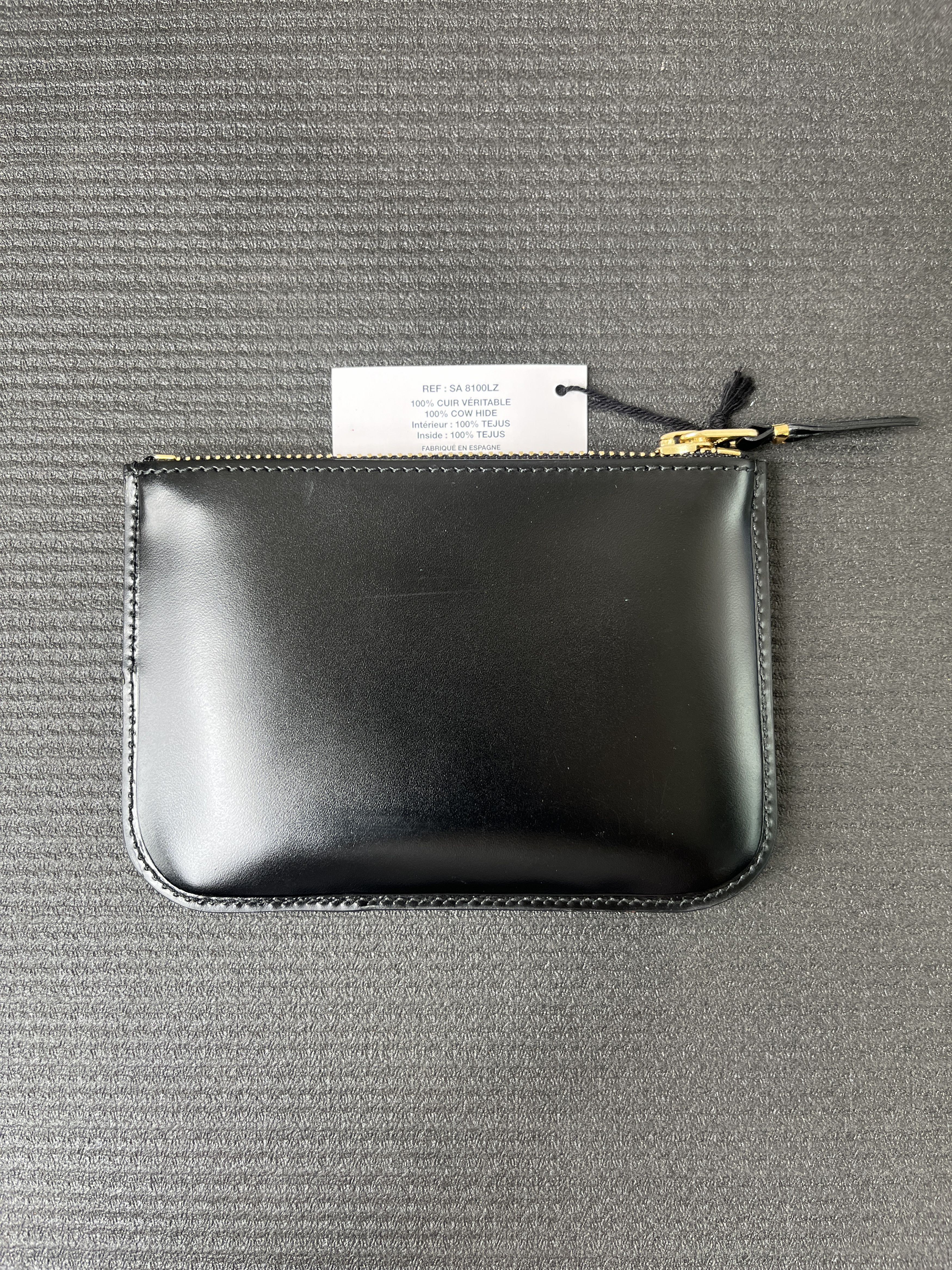 Comme des Garcons Comme des Garcons Classic Embossed Snake Zip Pouch Wallet Size ONE SIZE - 3 Thumbnail