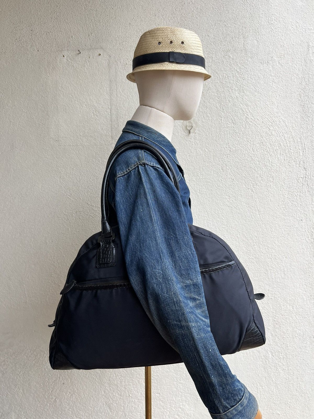 Yohji Yamamoto Vintage 2000s Yohji Yamamoto Y’saccs Huge Handle Bag Size ONE SIZE - 1 Thumbnail