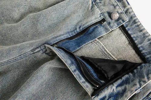 Other Men's washed distressed loose straight denim shorts Size US 32 / EU 48 - 3 Thumbnail