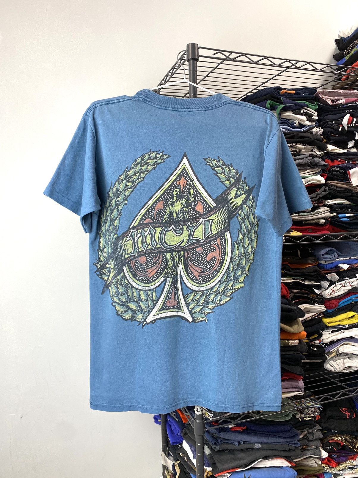 Band Tees Vintage 1990’s Casino Card Gamr Club T Shirt Single Stitch Size US M / EU 48-50 / 2 - 1 Thumbnail