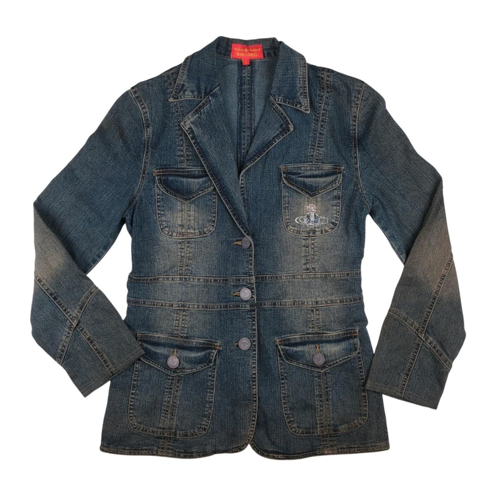 Vivienne Westwood Vivienne Westwood Red Label Denim Blazer Size L / US 10 / IT 46 - 1 Thumbnail