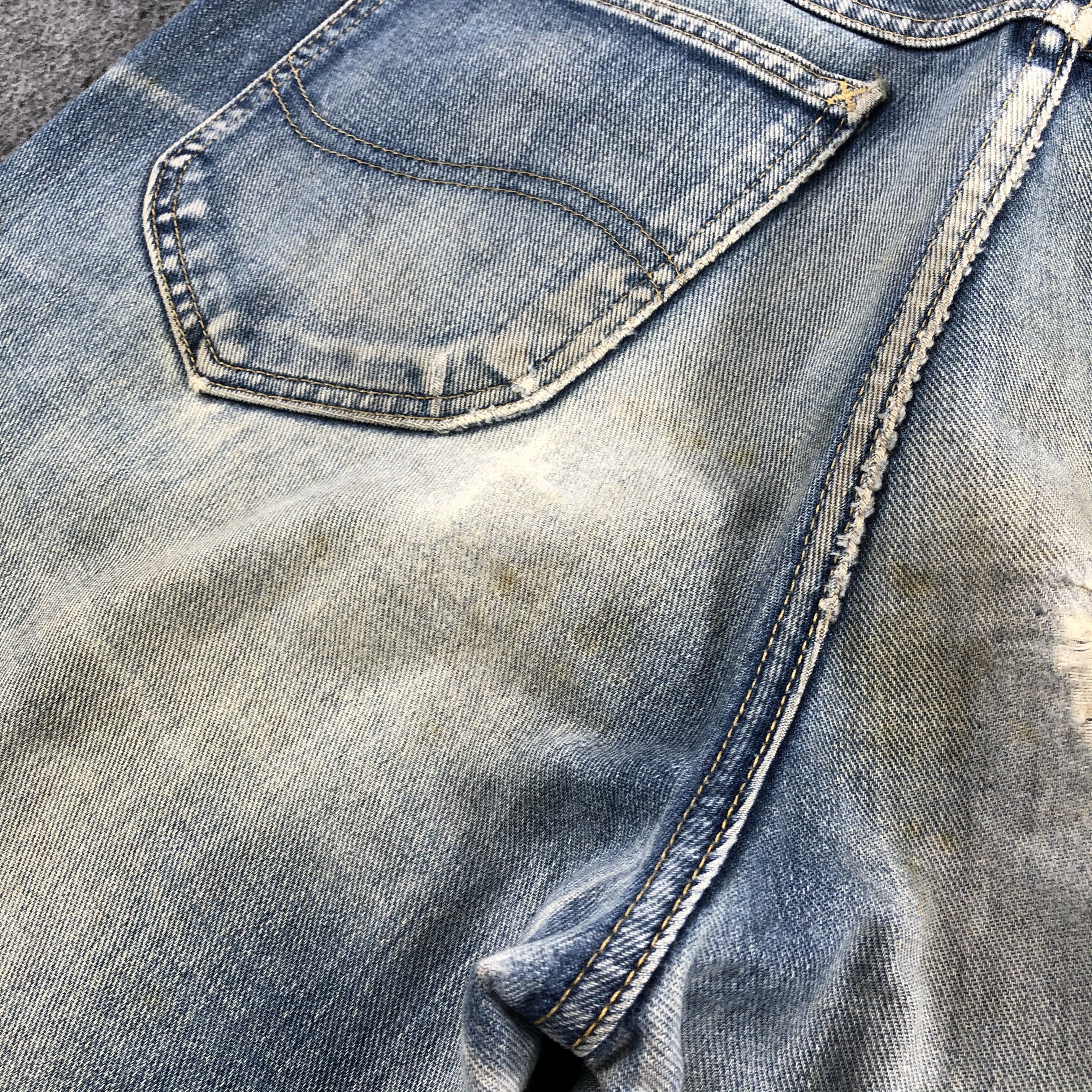 Lee Vintage Blue Wash Lee Jeans-J1897 Size US 31 - 9 Thumbnail