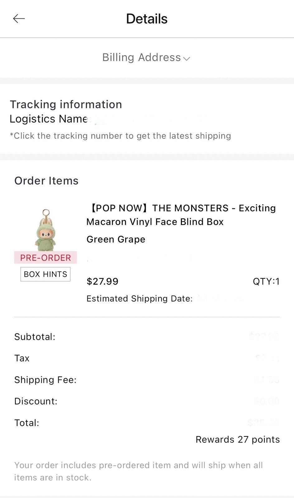 POP MART Exciting Macaroon confirmed Green Grape Size ONE SIZE - 6 Thumbnail