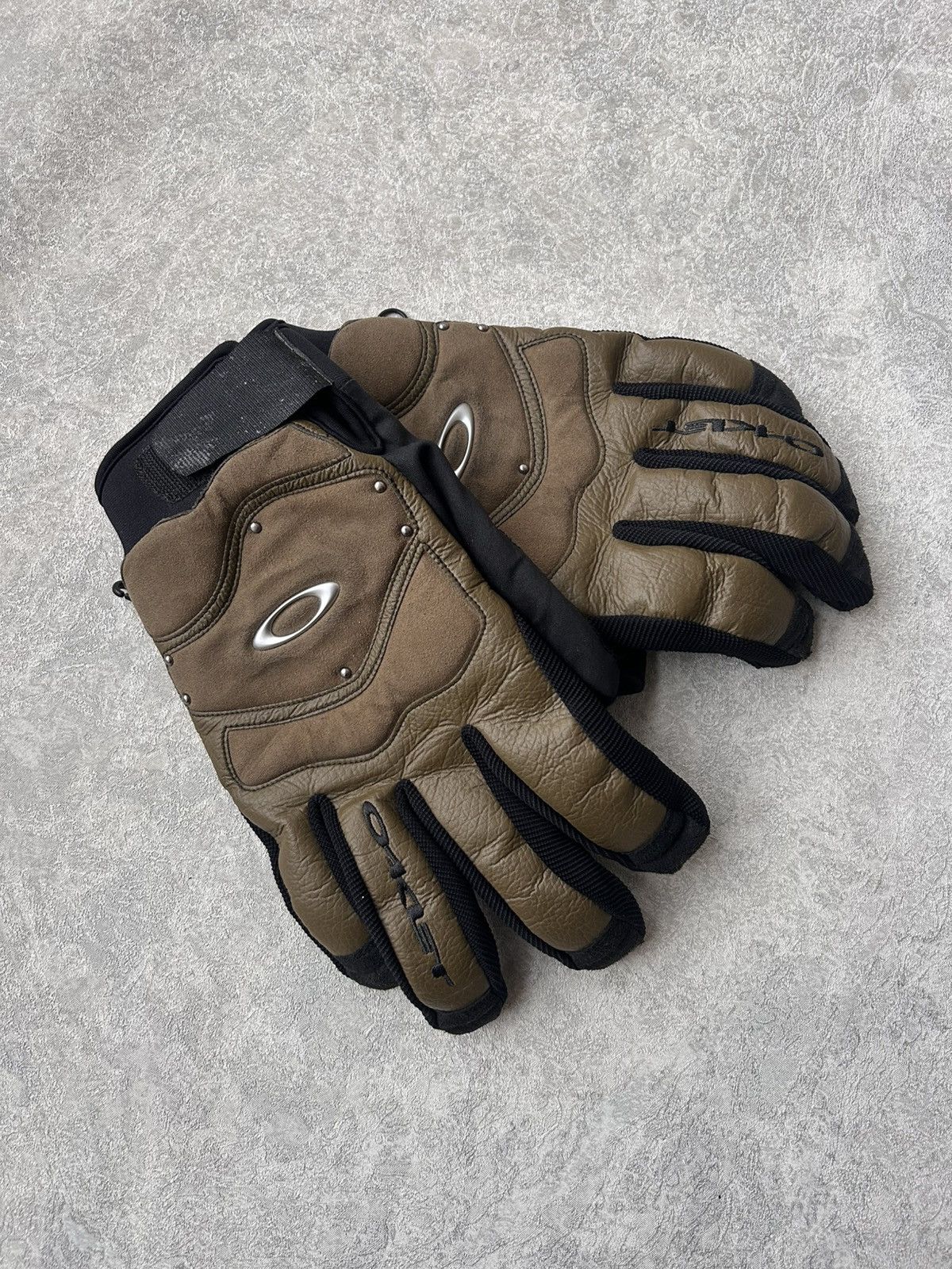 Vintage Vintage Oakley Factory Pilot Tactical Leather Gloves Size ONE SIZE - 3 Thumbnail