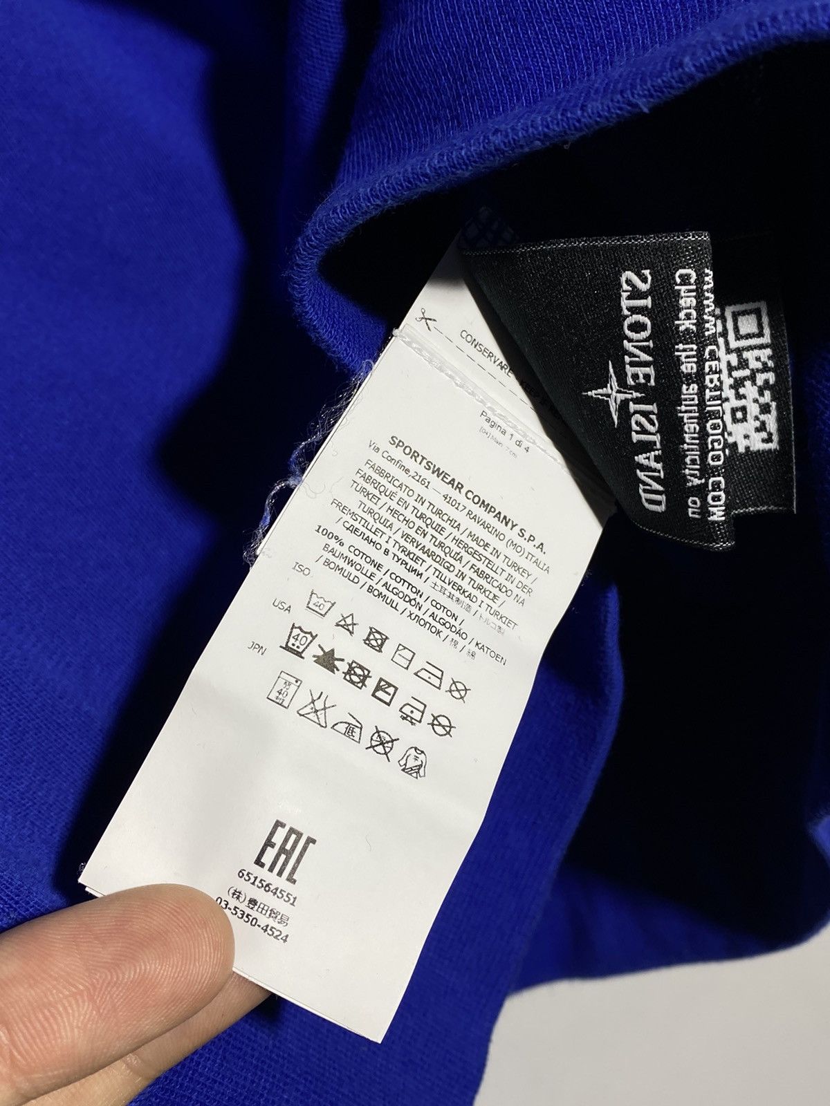 Stone Island Stone Island Patch Program Crewneck Deep Blue Sweatshirt Size US S / EU 44-46 / 1 - 13 Thumbnail