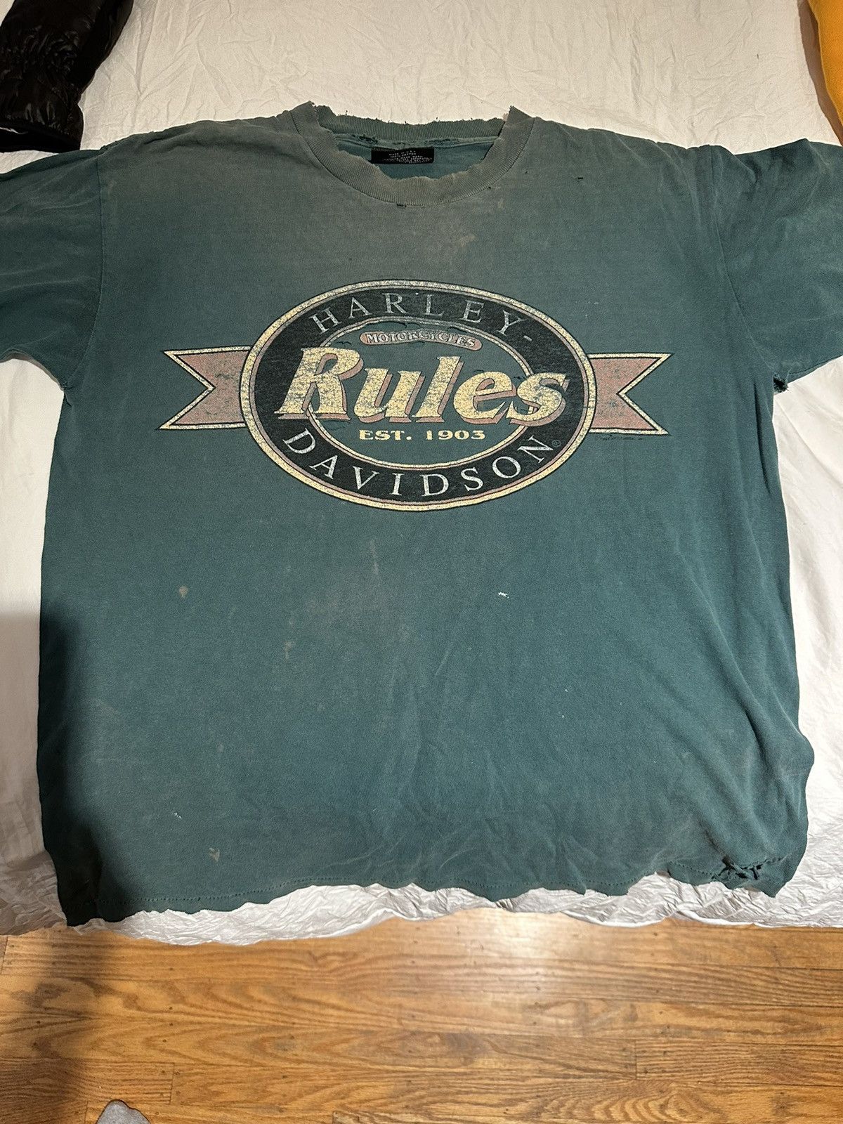 Harley Davidson × Vintage Vintage Harley Davidson Easy Rider tshirt Size US M / EU 48-50 / 2 - 2 Thumbnail
