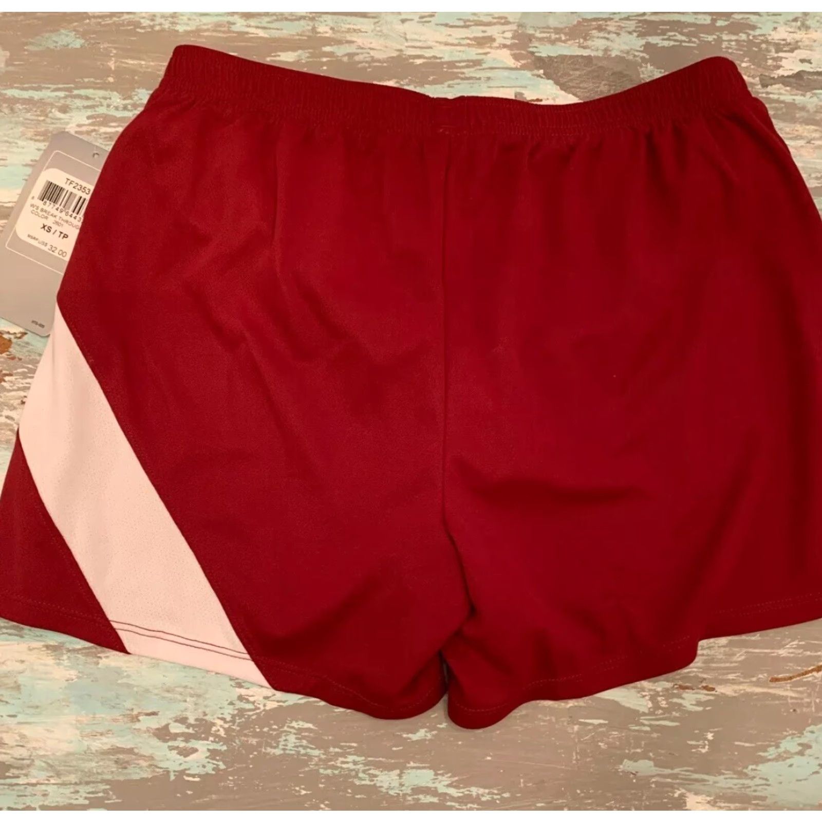 Asics VINTAGE S Asics Running Break Through Shorts Lined Women's New NWT Burgundy TF2353 Size 26" / US 2 / IT 38 - 2 Thumbnail