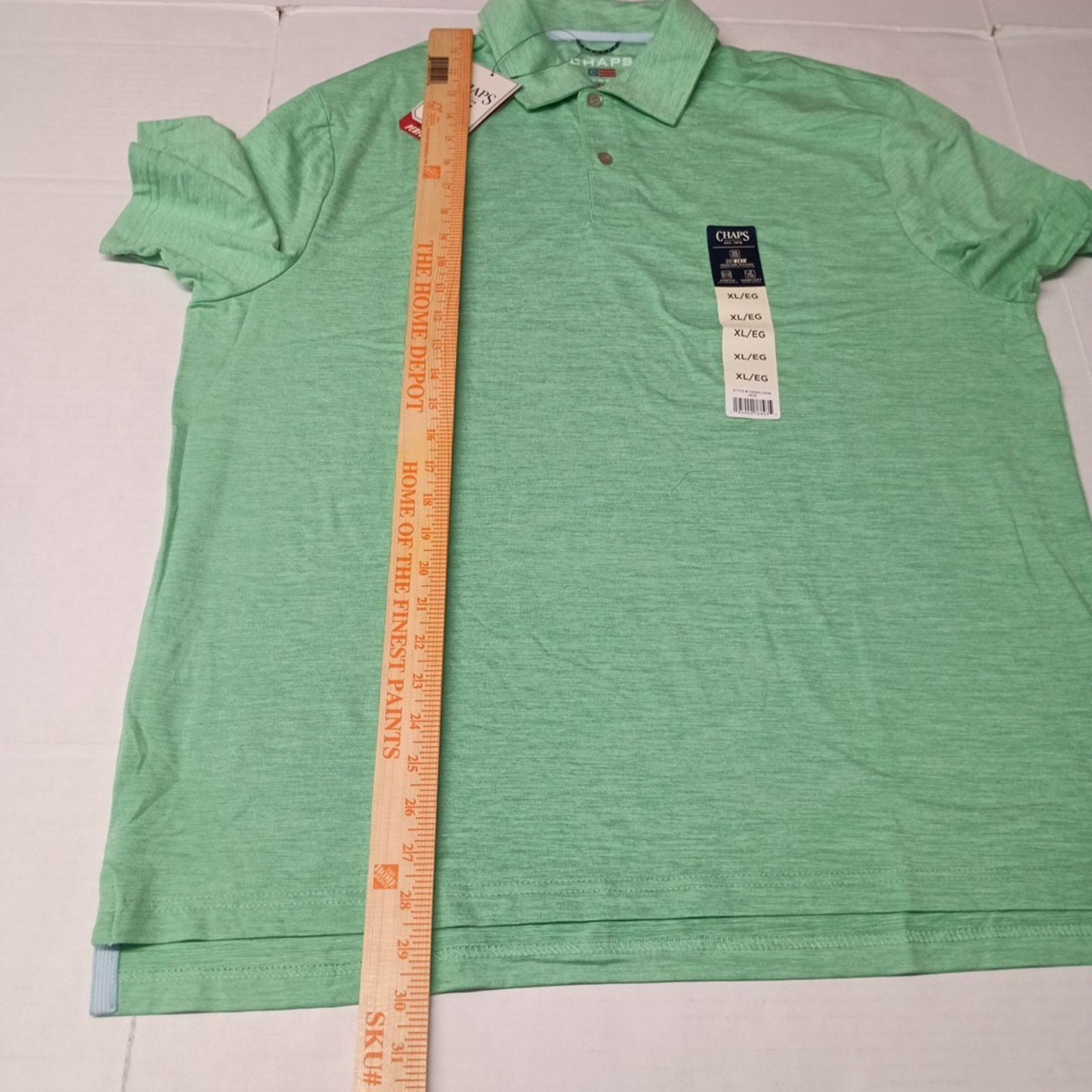 Chaps Chaps Everyday Performance Polo Shirt Men's Size XL Jade Size US XL / EU 56 / 4 - 6 Thumbnail