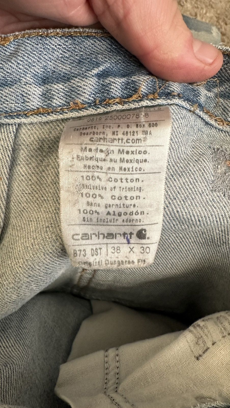 Carhartt Carhartt Double Knee denim! Size US 38 / EU 54 - 8 Thumbnail