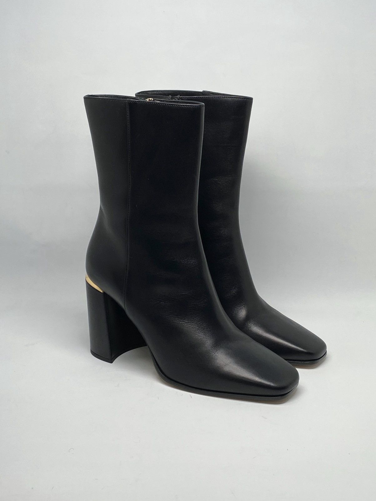 Jimmy Choo Jimmy Choo Loren 85MM Leather Ankle Boots size 40 Size US 10 / IT 40 - 1 Thumbnail