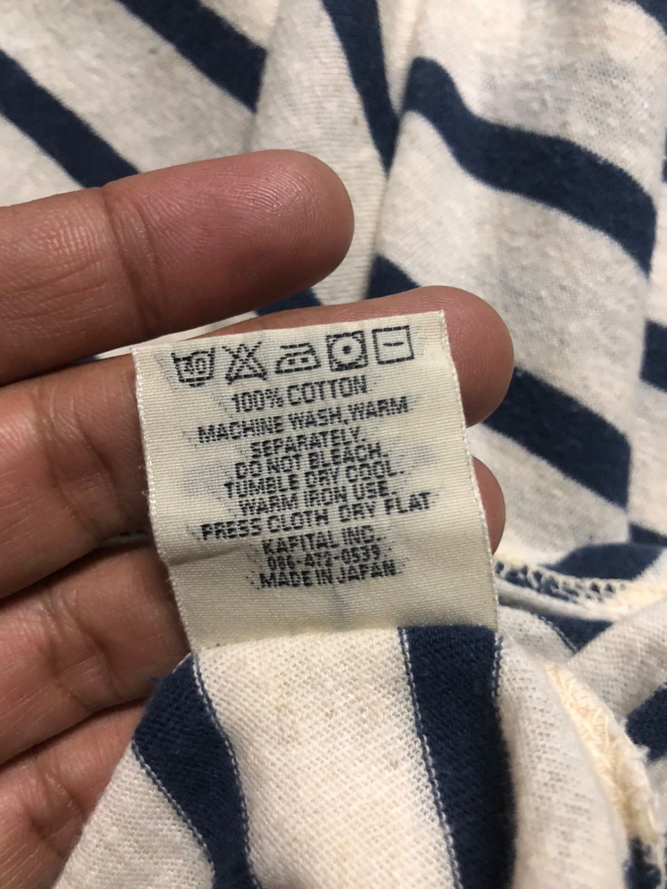 Kapital Kapital Stripes Sleeveless Cotton Rare Design Tee Saiz 0 Size S / US 4 / IT 40 - 14 Thumbnail