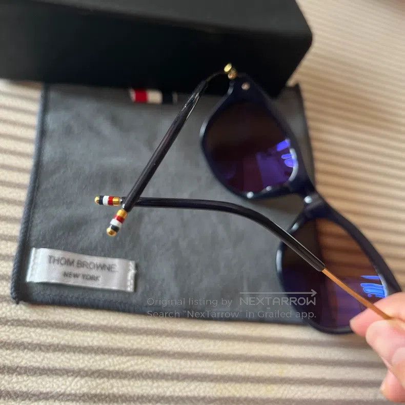 Thom Browne Thom Browne Navy blue sunglasses Size ONE SIZE - 2 Thumbnail
