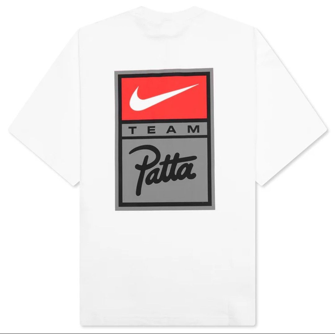 Nike × Patta XL - NIKE x PATTA SS Tee NRG - White & Black Size US XL / EU 56 / 4 - 1 Thumbnail