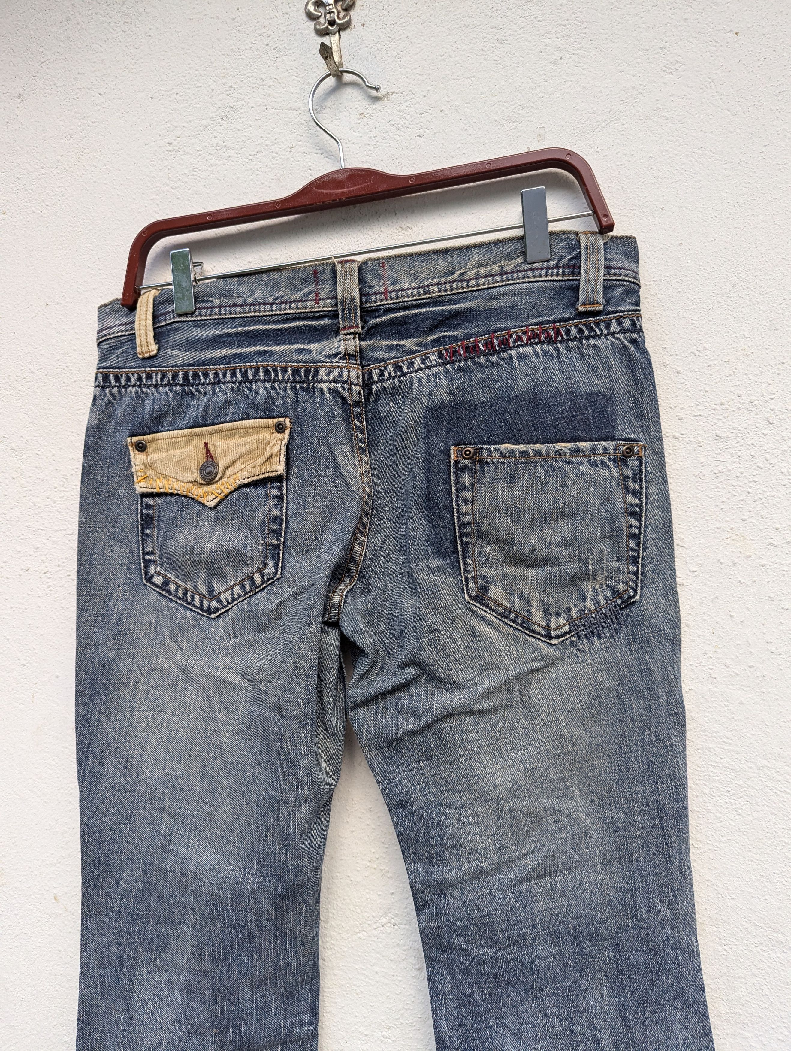Japanese Brand × Vintage JAPANESE BRAND PATCHES DENIM PANTS Size 31" - 9 Thumbnail
