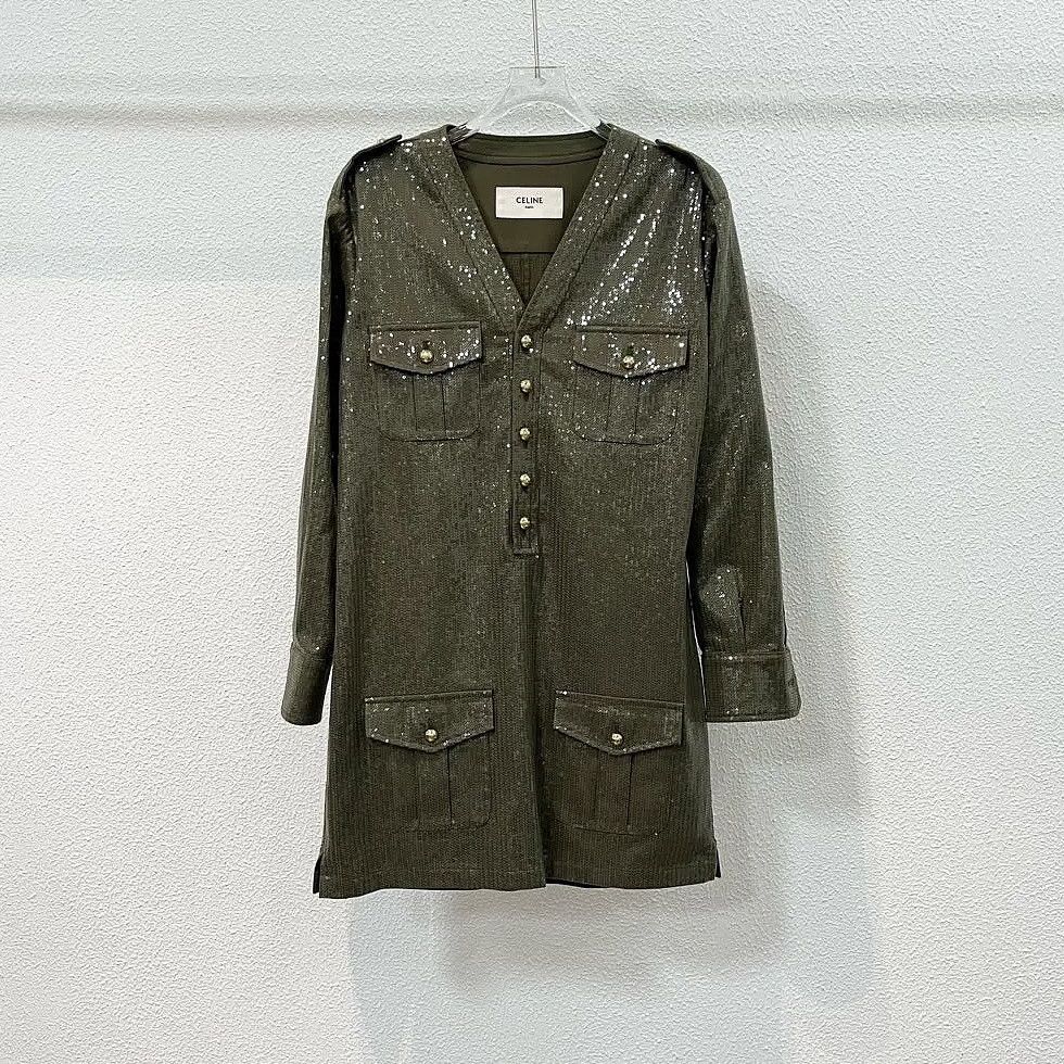 Celine Celine Sequin Mini Dress Size 36 Size XS / US 0-2 / IT 36-38 - 1 Thumbnail